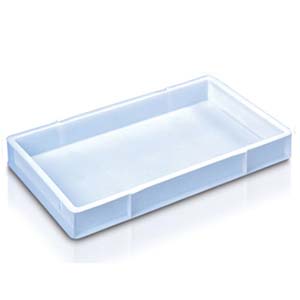 Food Grade Plastic Tray 745x450x80 Euro Container Trolley | Picking Containers | Production Trolley PC004 