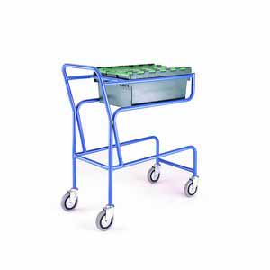 Trolley for Scissor Lid Container Retail Stock Replenishment Euro Container Trolley | Picking Containers | Production Trolley CT03 