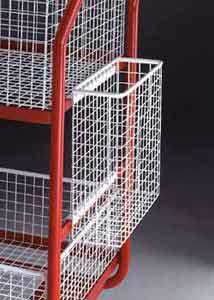 Optional basket for distribution trolley 507BT106 Post trolley mailroom trucks benches and sorting frames 507B71 