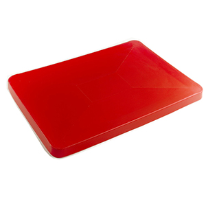 Red Optional lid for container truck Bottle Skips | Plastic Container Skips | Laundry Skips 506PC029 