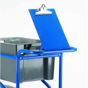 Steel Clipboard - Factory Fitted Optional Extra Euro Container Trolley | Picking Containers | Production Trolley 59/CT07Clipboard.jpg