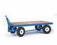 Ackerman 4 wheel steer tug trailers small tight turning circle for forklifts and tow tractors