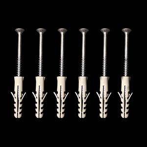 Spur  Upright Wall Masonry Wall Fixings Pack of 6 Spur Shelving Premium Grade Wall Mounted Steel-Lok Shelving for home or office 36/UprightFixingKit.jpg